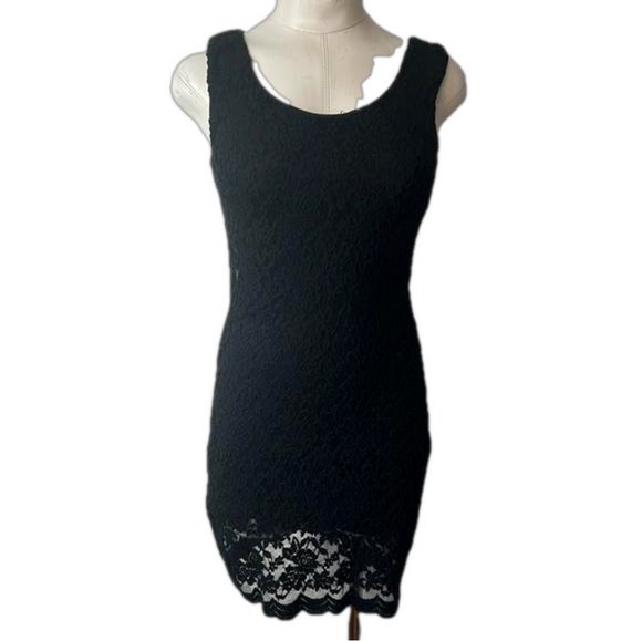 Women’s Black Lace Dress - Picture 1 of 12